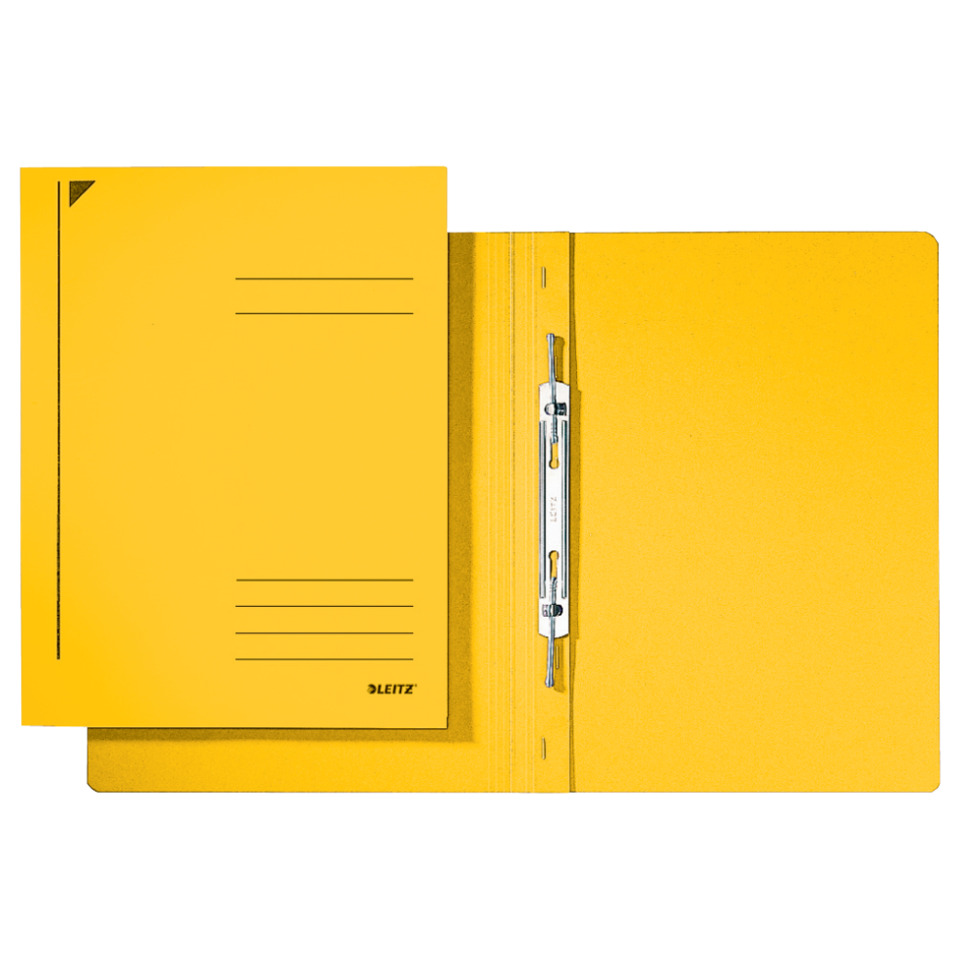 3040 Spiralhefter - A4, 250 Blatt, kfm. Heftung, Recycling-Karton, gelb