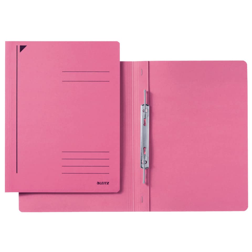 3040 Spiralhefter - A4, 250 Blatt, kfm. Heftung, Recycling-Karton, pink