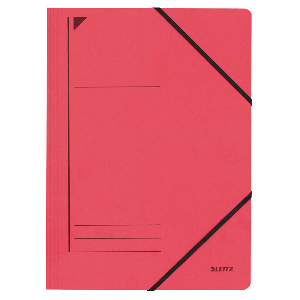 3980 Eckspanner - A4, 250 Blatt, Pendarec-Karton (RC),, rot