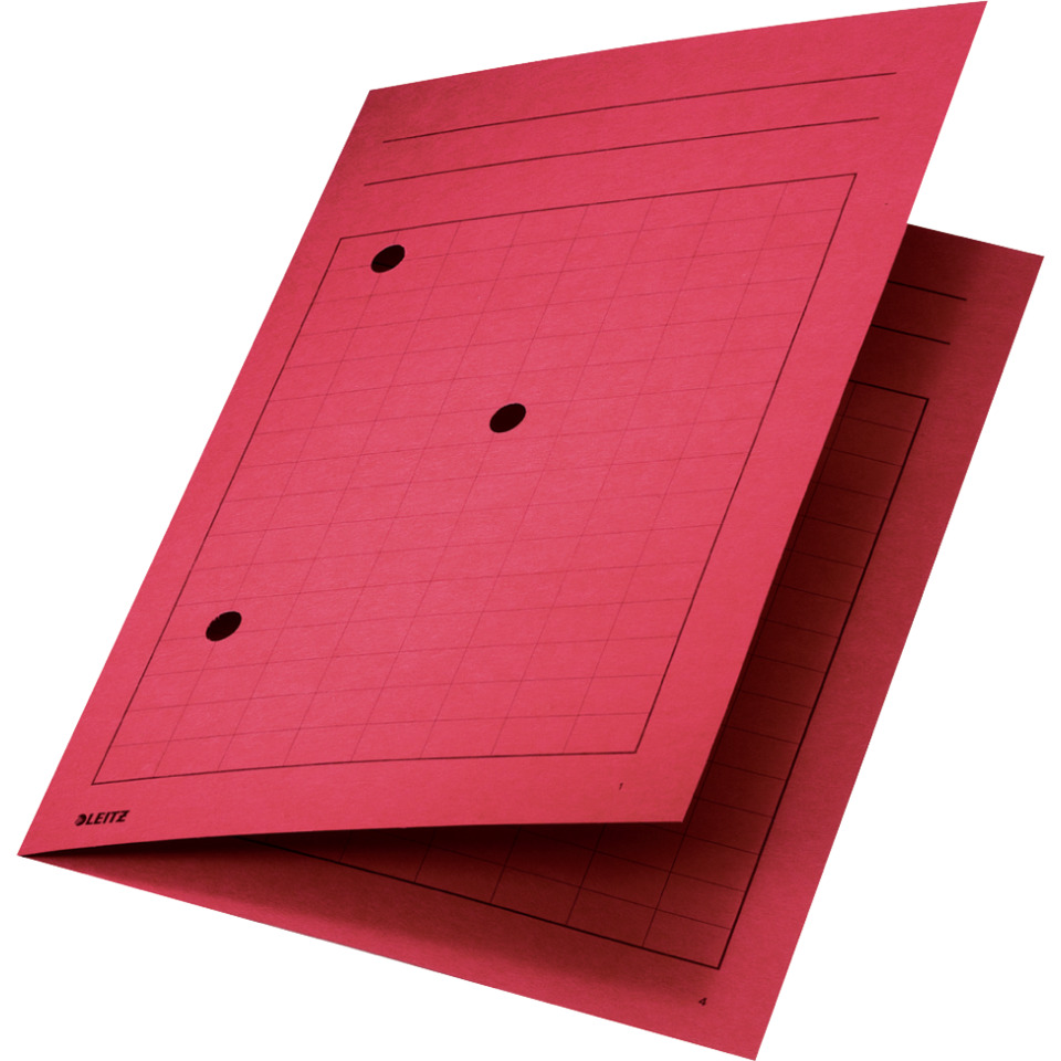 3998 Umlaufmappe, A4, Gitterdruck, Manilakarton 320 g/qm, rot
