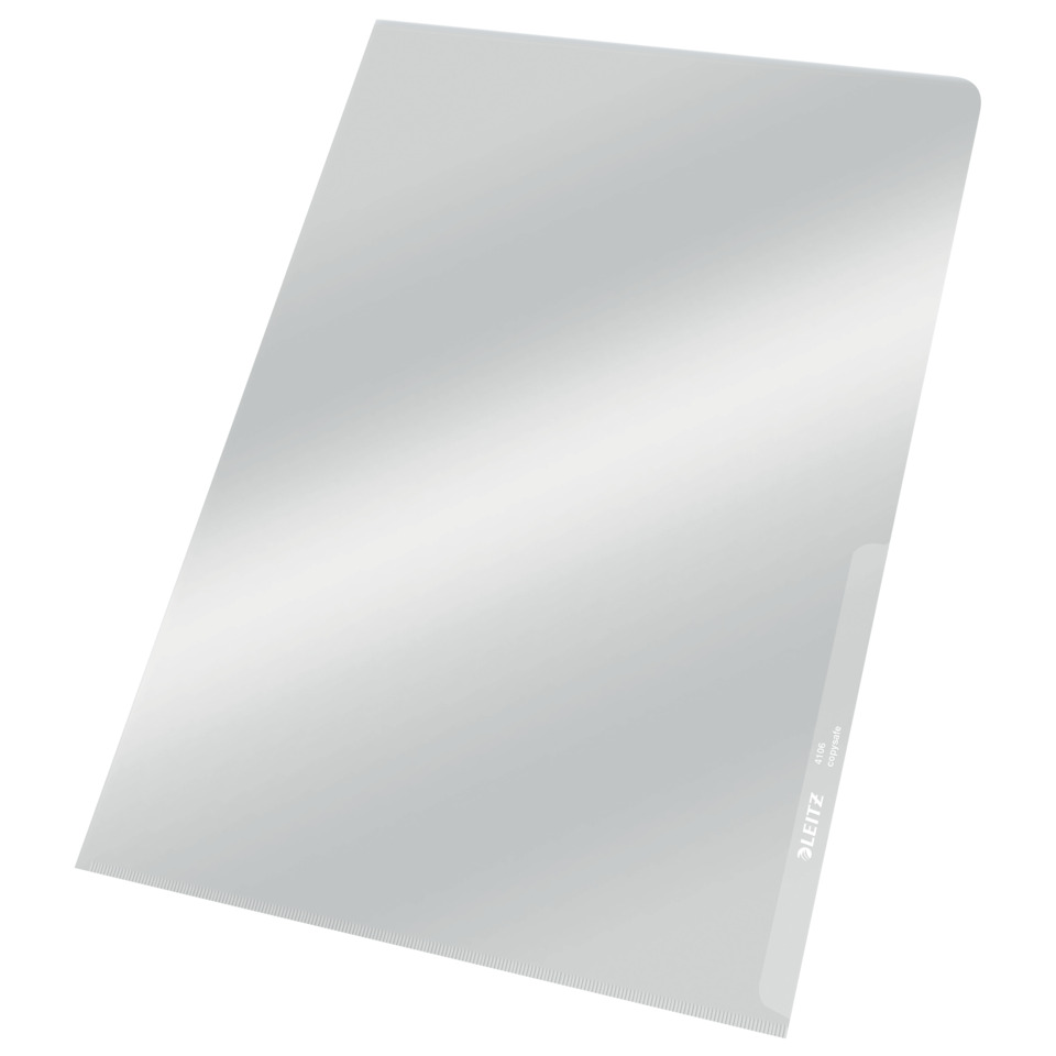 4106 Sichthülle Premium, A4, PVC-Hartfolie, dokumentenecht, glasklar