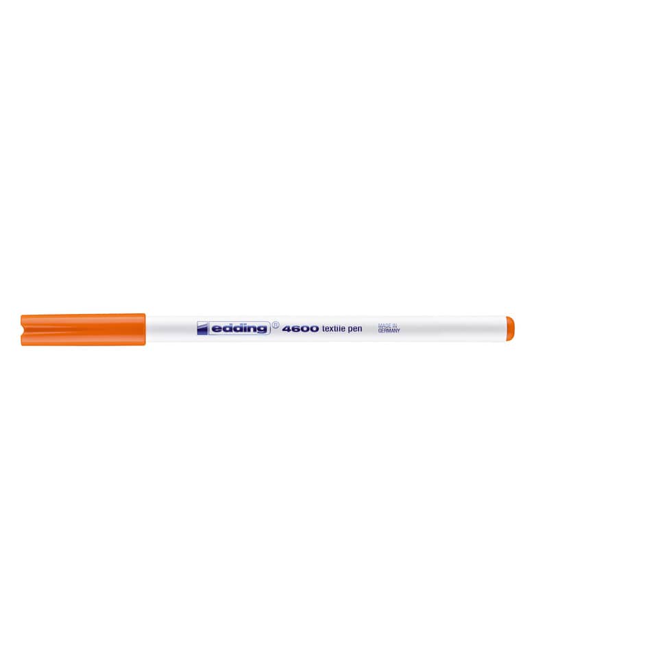 4600 Textilpen - Rundspitze, 1 mm, orange