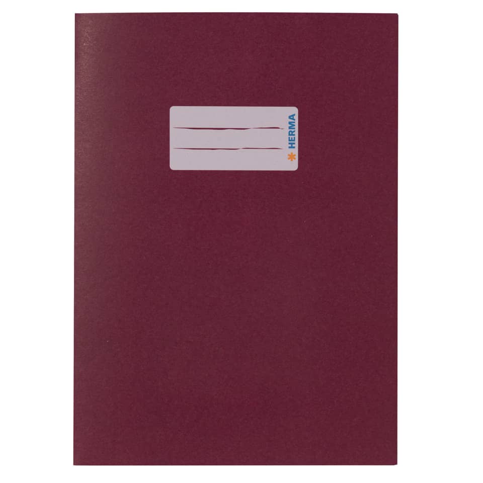 7018 Heftschoner Papier - A5, weinrot