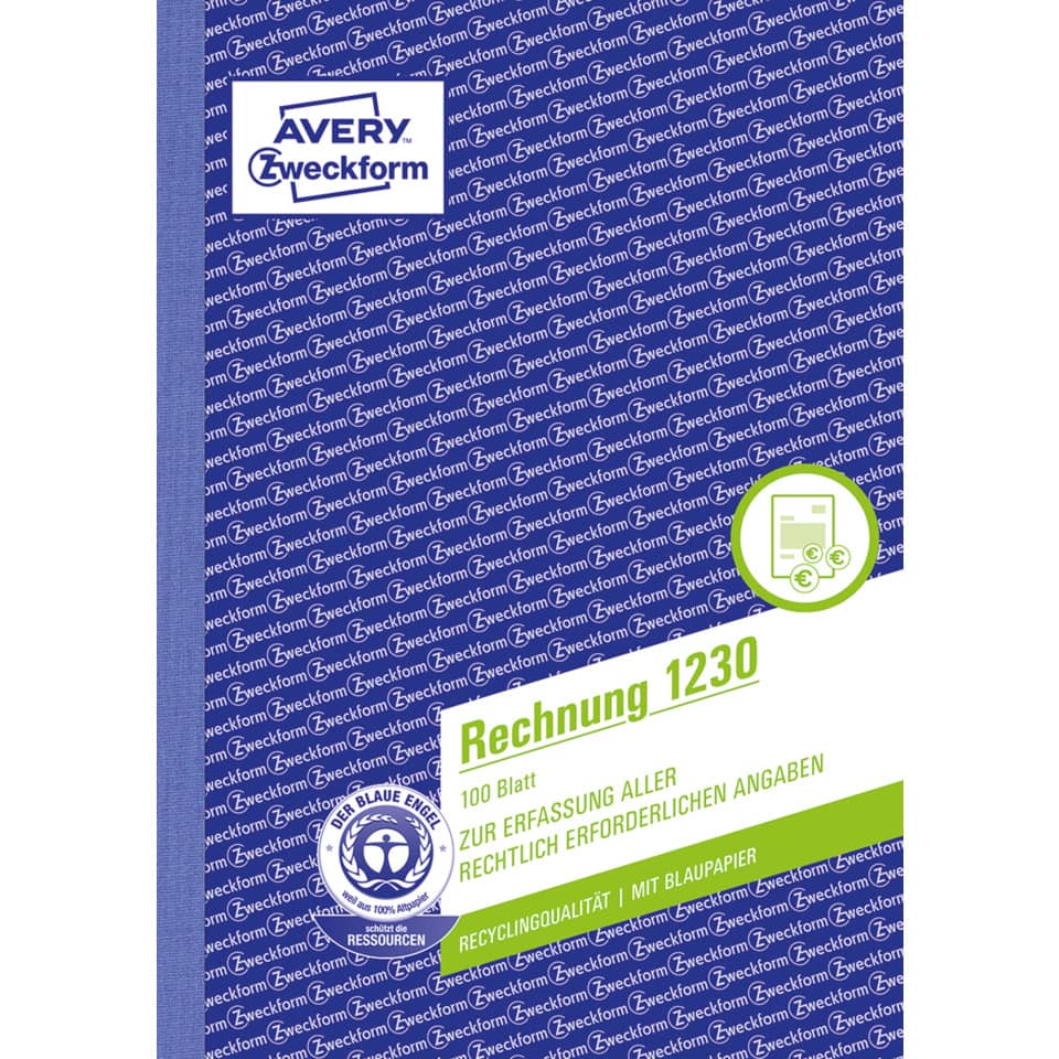 1230 Rechnung - A5, vorgelocht, 100 Blatt, weiß