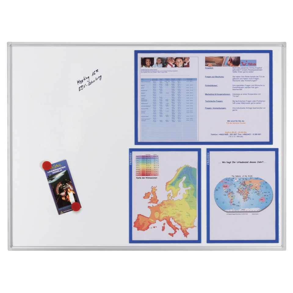 Schreibtafel ECO - 120 x 90 cm, lackiert