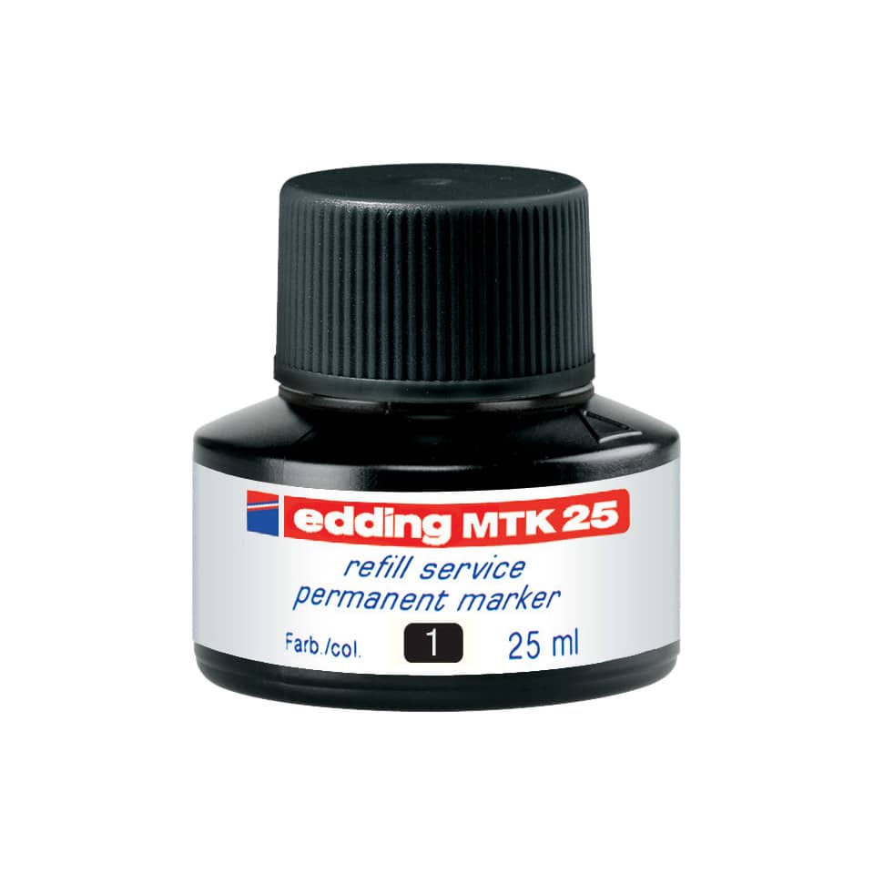 MTK 25 Nachfülltusche, 25 ml, schwarz