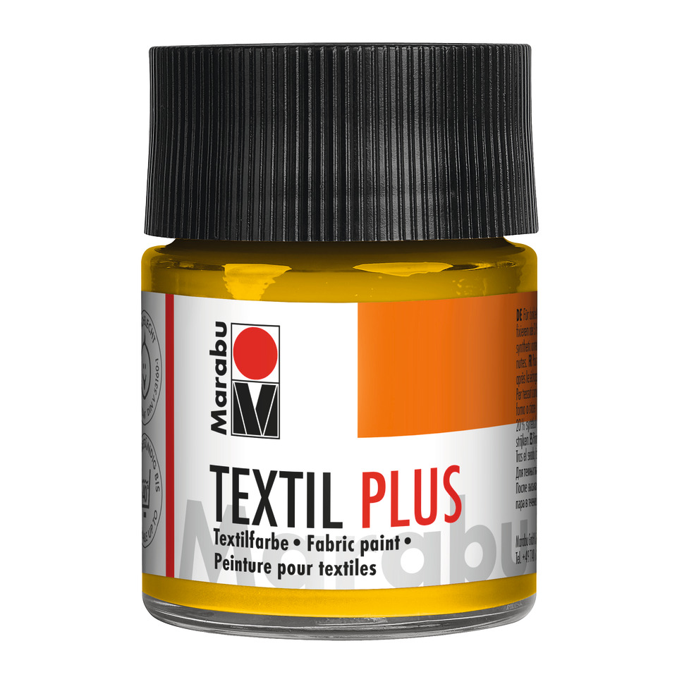 Textil plus - Mittelgelb 021, 50 ml