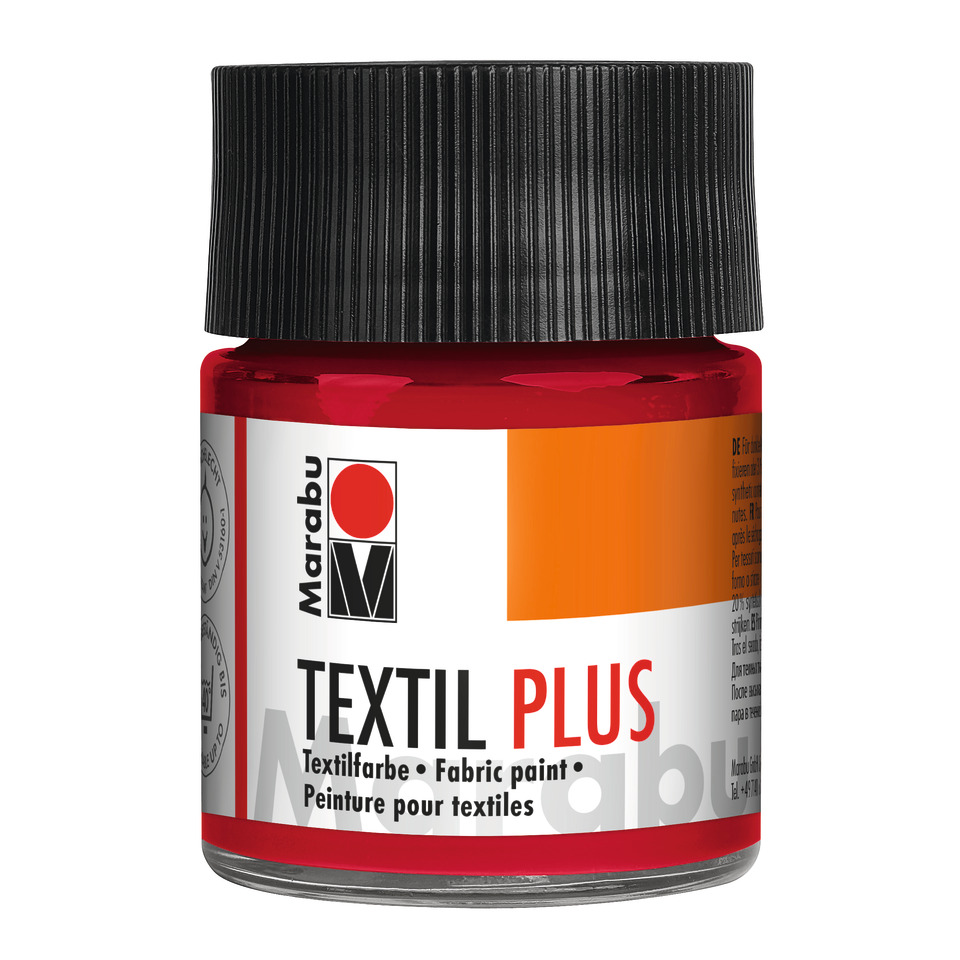 Textil plus - Karminrot 032, 50 ml