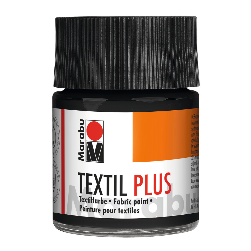 Textil plus - Schwarz 073, 50 ml