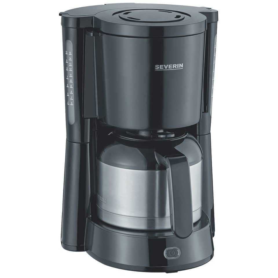 Kaffeemaschine Type - Thermo Edelstahl, schwarz
