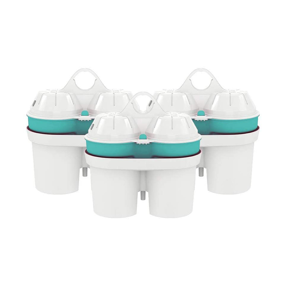 Wasser-Filterpatrone 3er Set Magnesium+Zink, weiß