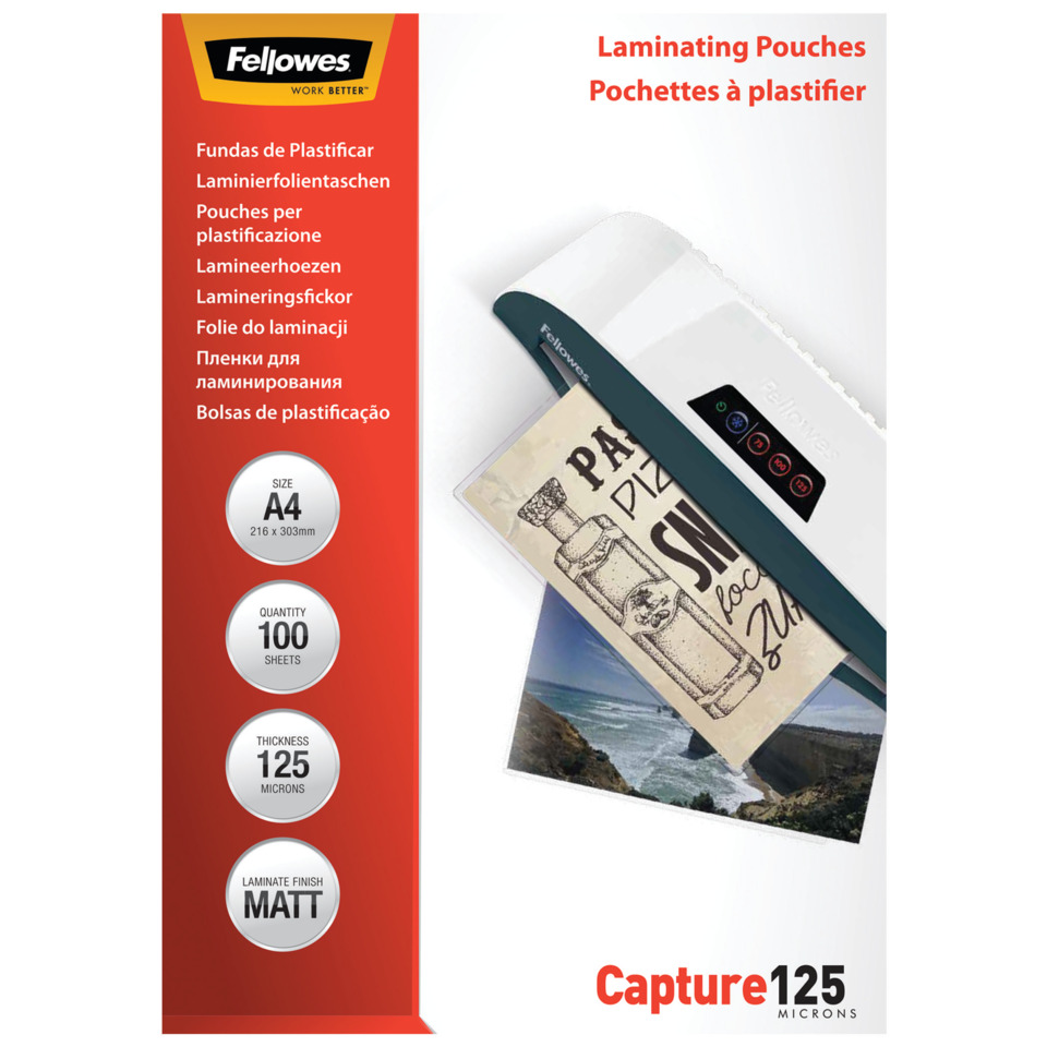 Laminierfolie Capture - A4, matt, 125 mym, 100 Stück