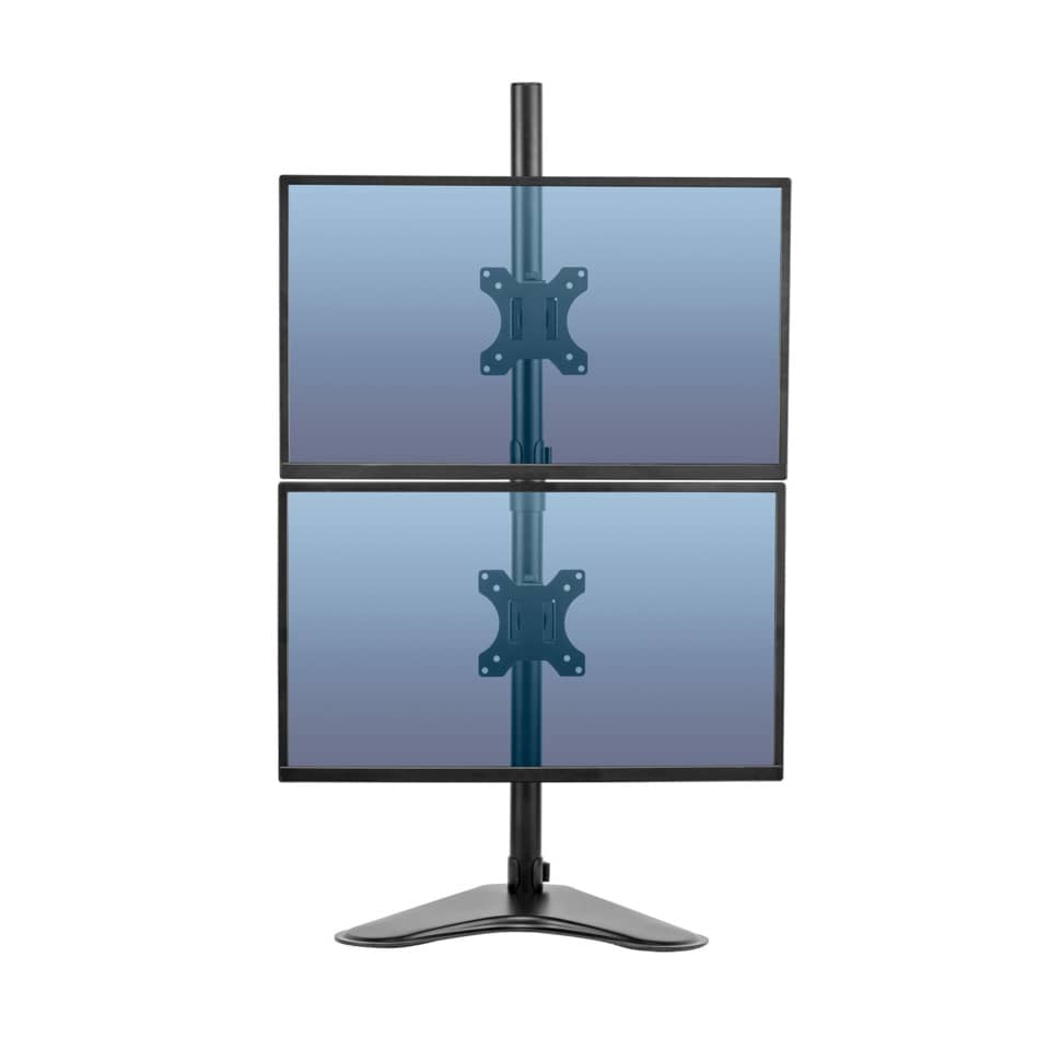 Professional Series Doppel-Monitorarm - freistehende vertikal, schwarz