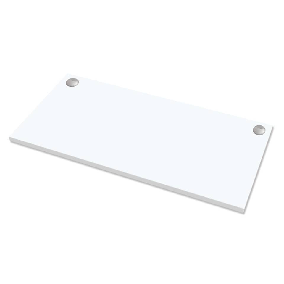 Schreibtischplatte für Levado/Cambio - 140 x 80 x 2,5 cm, weiß