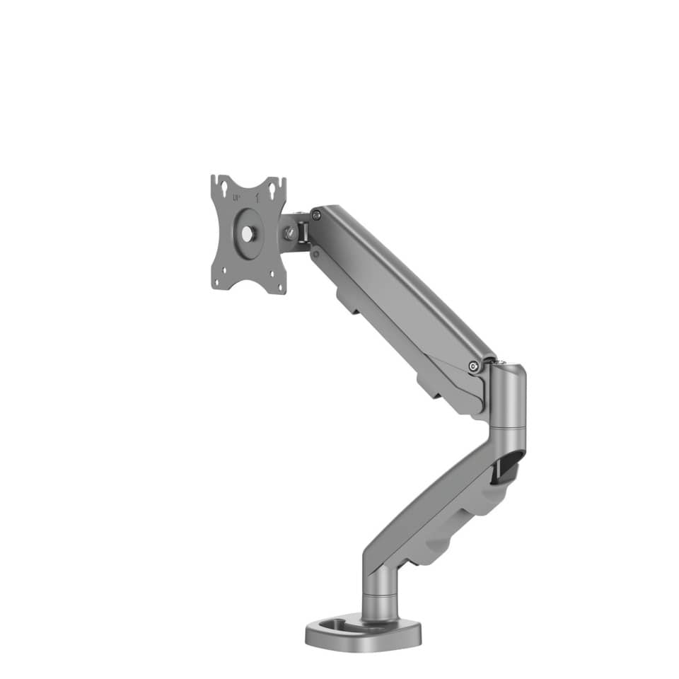 Eppa Series Einzel-Monitorarm - silber, 8 kg, Klemme oder Kabeldurchführung