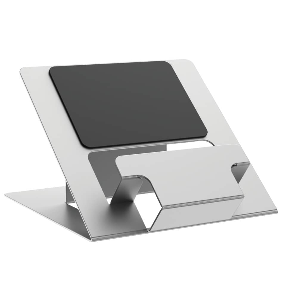 Laptop-Ständer Hylyft® - 238 x 246 x 6 mm, Aluminium, silber
