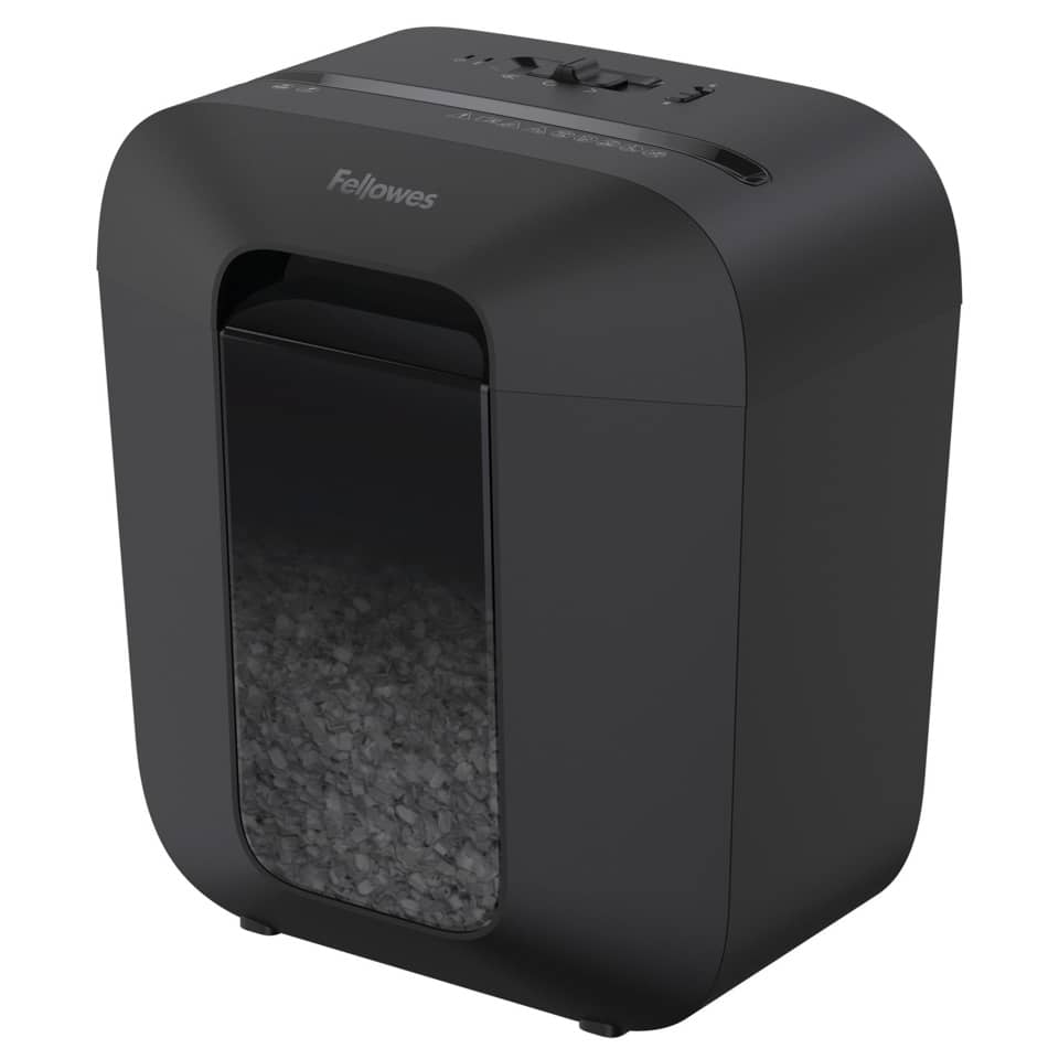 Aktenvernichter Powershred® - LX25M, Mini-Cut Partikel, 4 x 12 mm, schwarz
