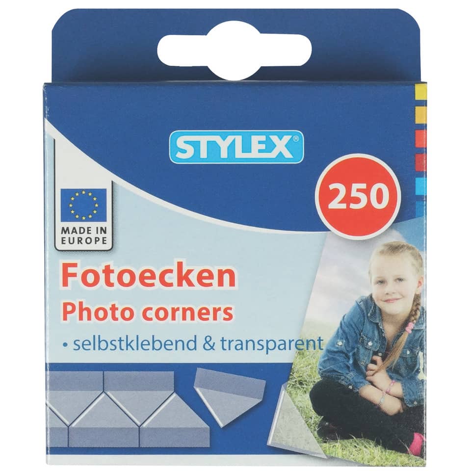 Fotoecken selbstklebend und transparent 250 Stück
