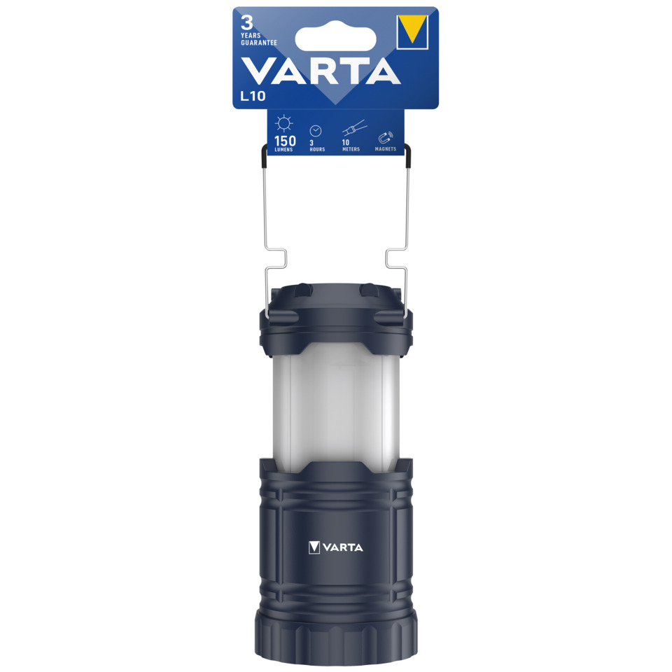 LED Camping Lampe, 150 Lumen, grau