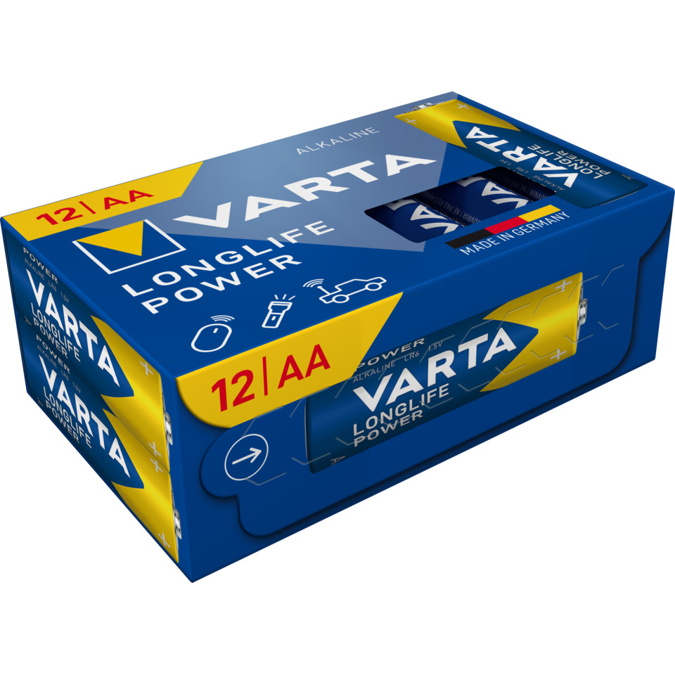 Batterie Longlife Power Cube Pack, LR6/AA/Mignon, 12 Stück