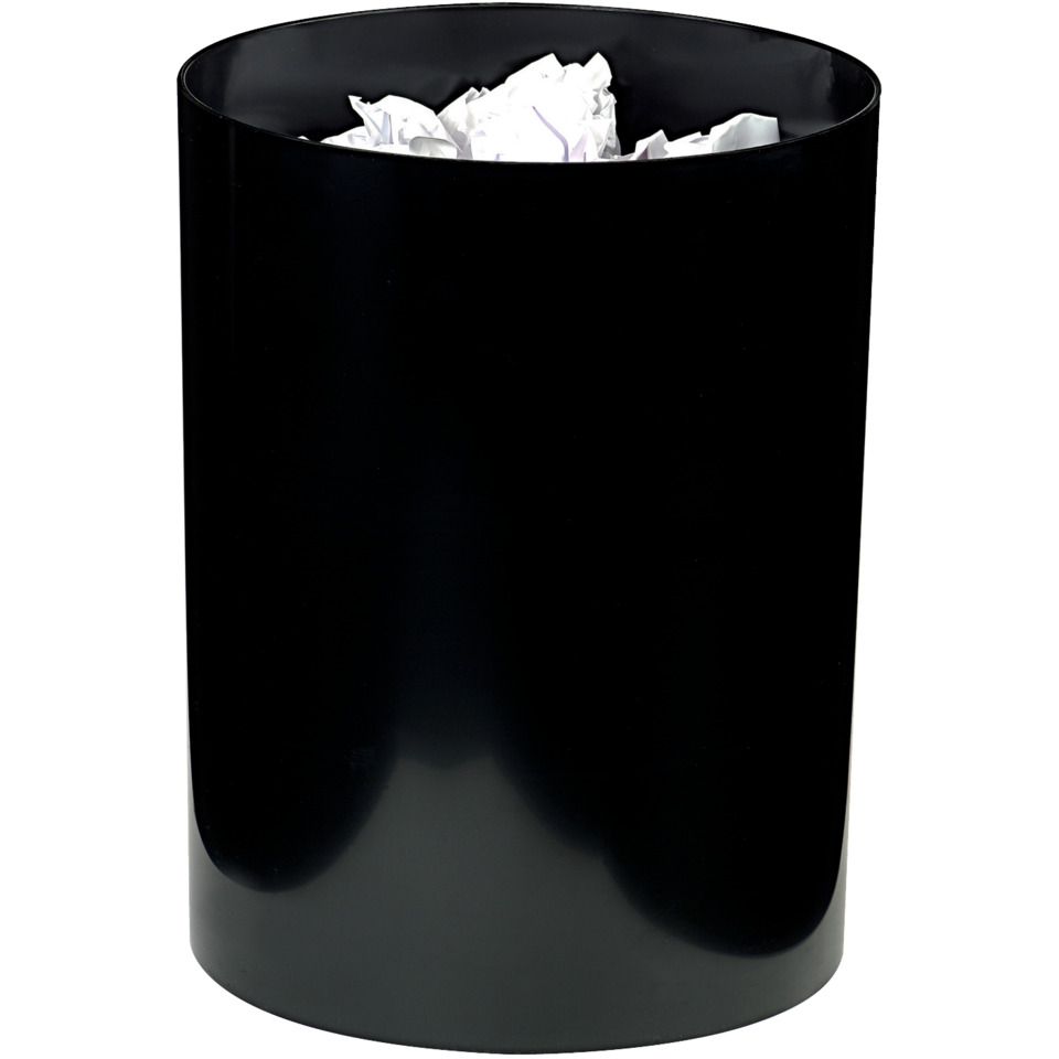 Papierkorb Confort - schwarz, Ø 260 / 335 mm hoch