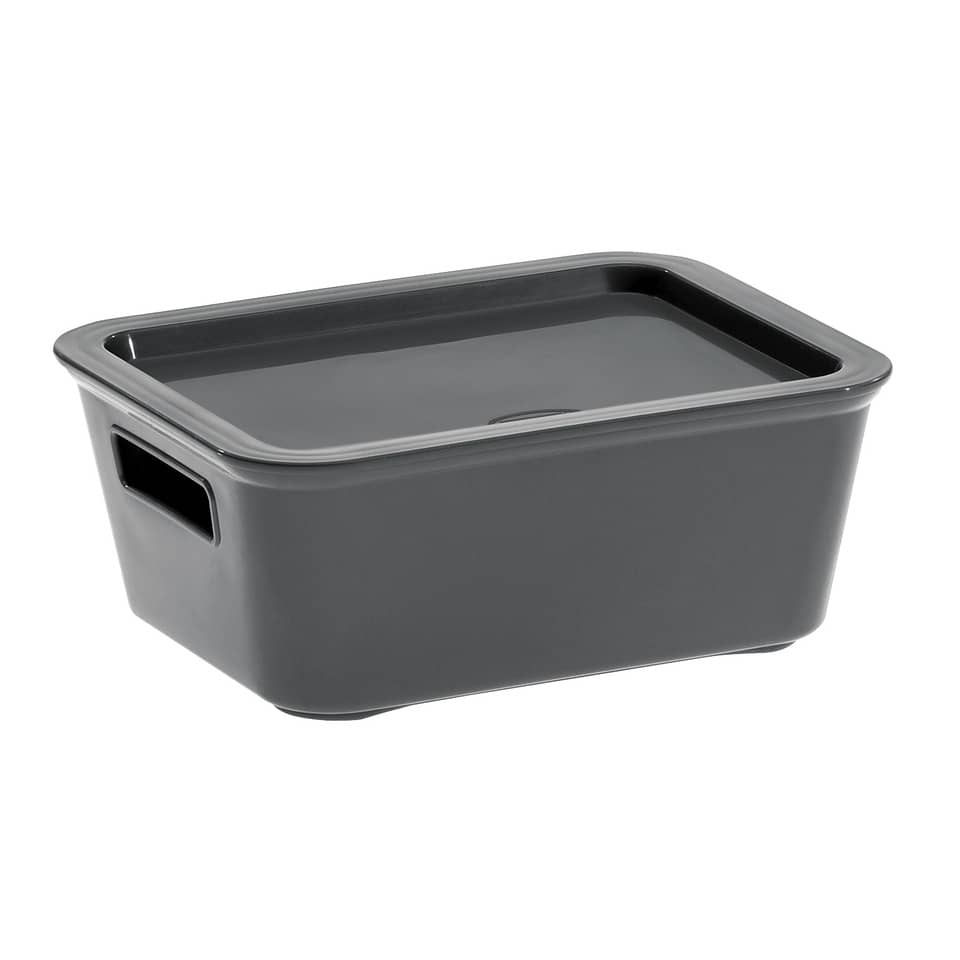 Aufbewahrungsbox Bella M - 1,18 L, anthrazit