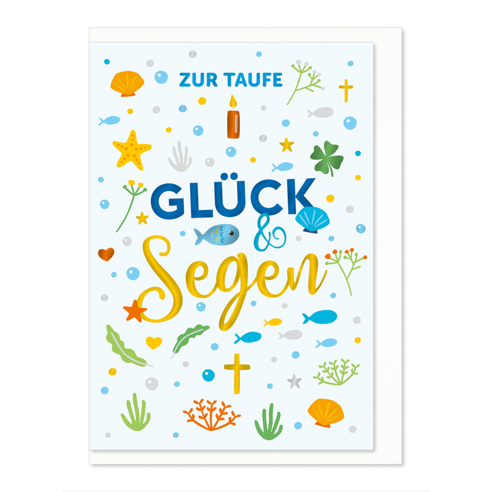 Taufkarte - inkl. Umschlag