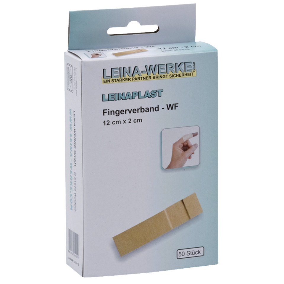 Fingerverband - 50 Stück lose, 12 cm x 2 cm wasserfest