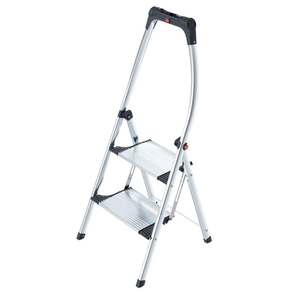 LivingStep Comfort plus - 2 Stufen, Klapptritt mit Soft-Grip Sohle