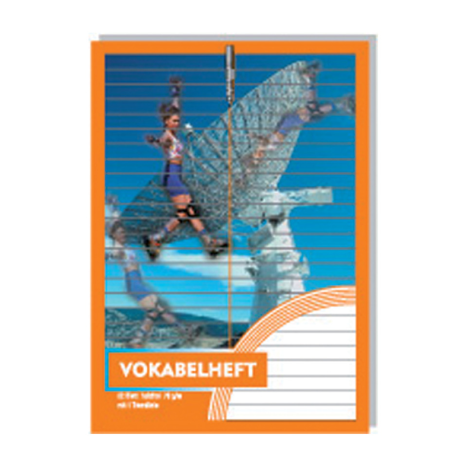 Vokabelheft - A5, 32 Blatt, 1 Trennlinie