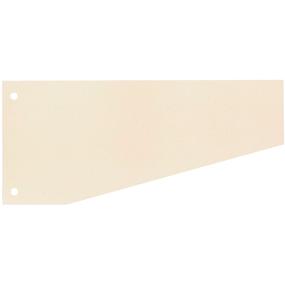 Trennstreifen Trapez - 190 g/qm Karton, chamois, 100 Stück