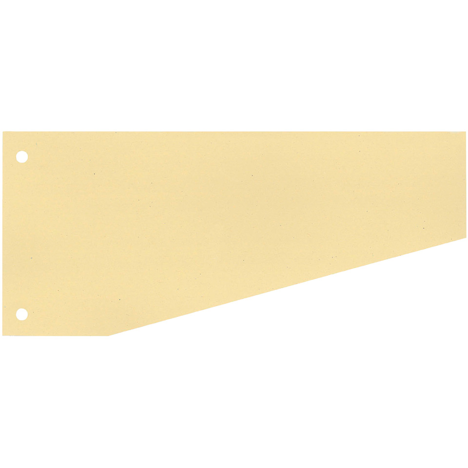 Trennstreifen Trapez - 190 g/qm Karton, gelb, 100 Stück