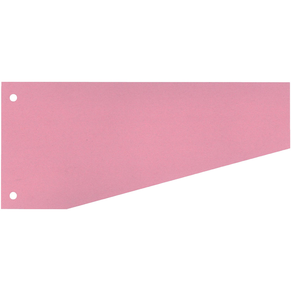 Trennstreifen Trapez - 190 g/qm Karton, rot, 100 Stück