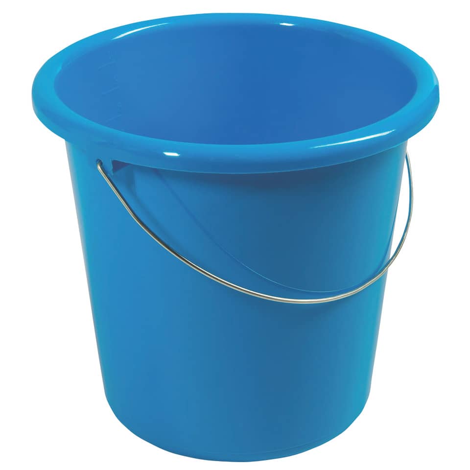 Eimer - Plastik, rund, 10 Liter, blau