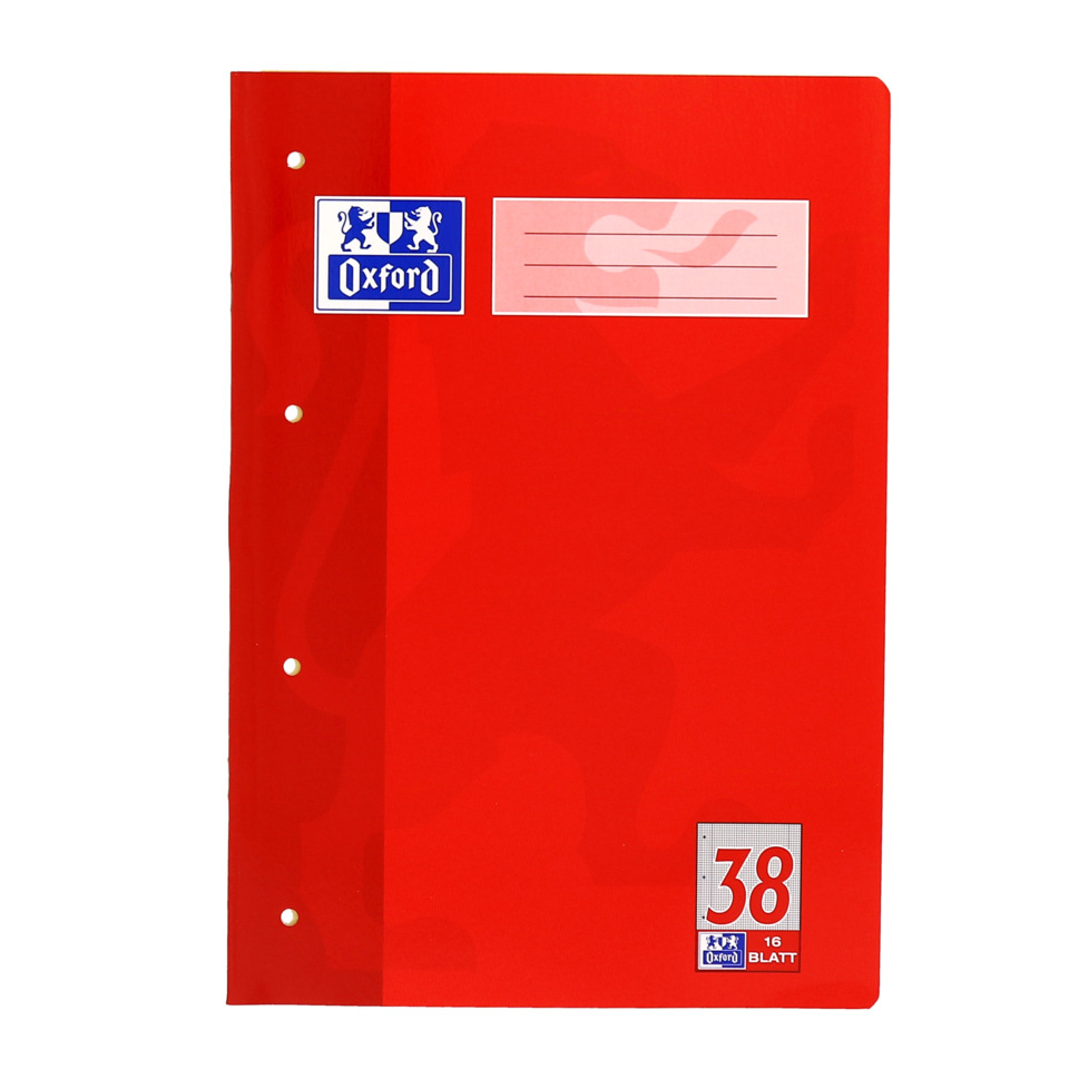Heft A4 / 16 Blatt Lineatur 38