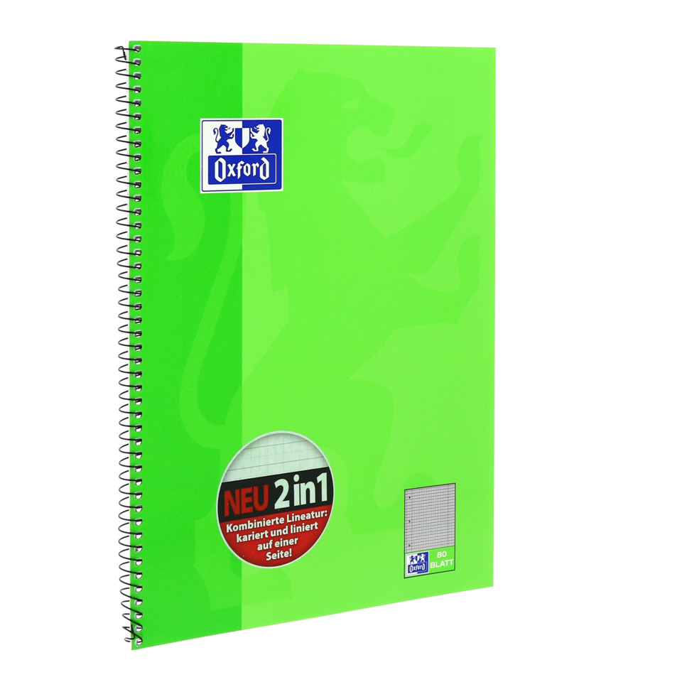 Collegeblock Lin.22 DUO - A4+, 80 Blatt, 90 g/qm, 4-fach Lochung