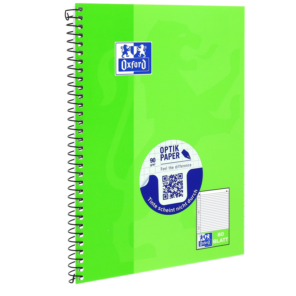 Collegeblock Lin.27 - A5+, 80 Blatt, 90 g/qm, 6-fach Lochung