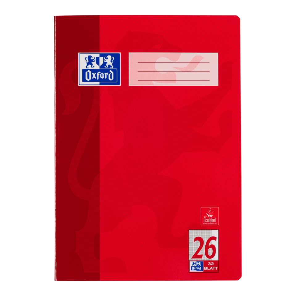 Heft A4 / 32 Blatt Lineatur 26