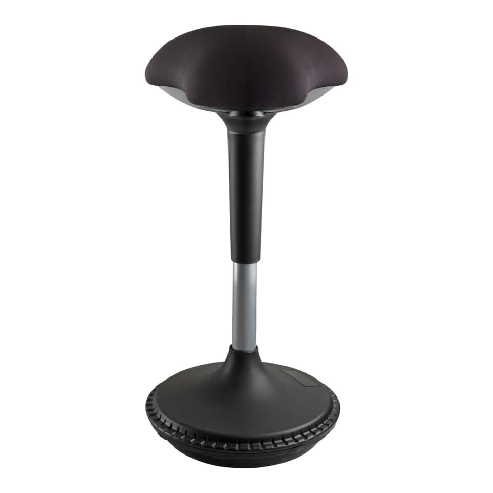 Bürohocker MOOVE schwarz, höhenverstellbar