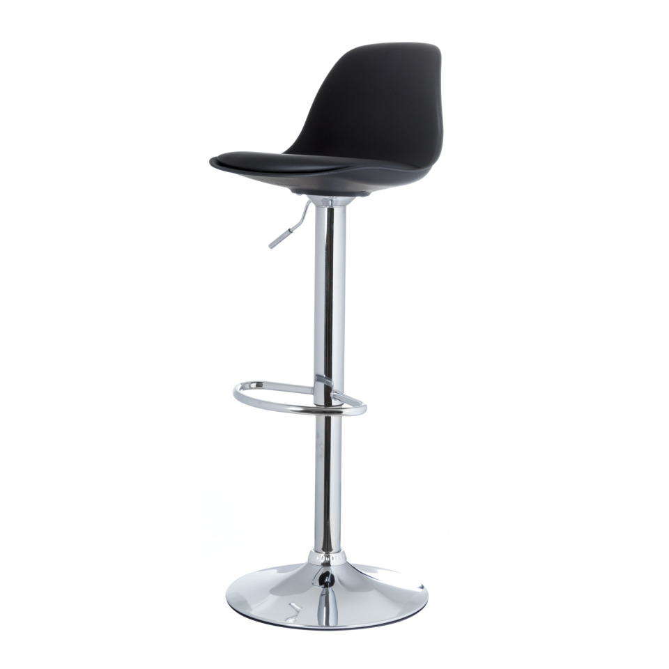Barhocker BOBBA schwarz, 2 Stück