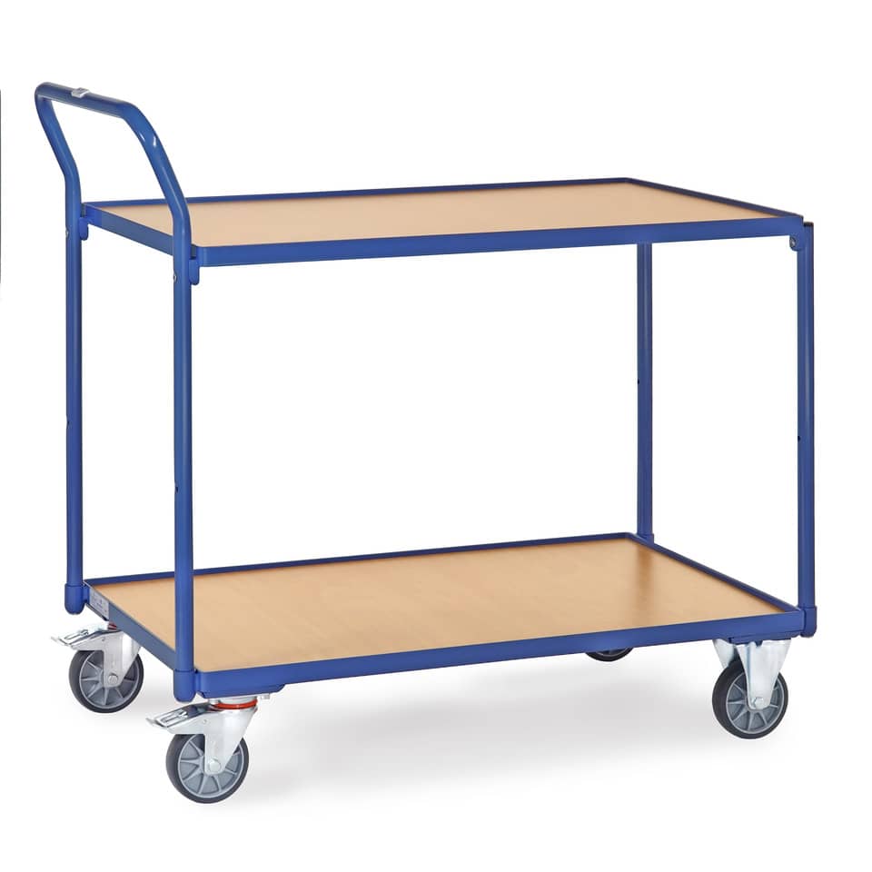 Tischwagen - 2 Etagen, 1.000 x 700 mm, bis 300 kg