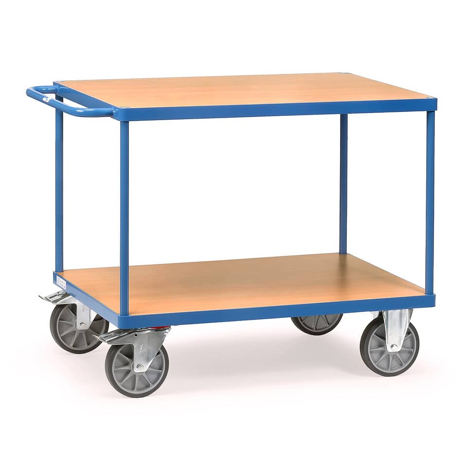 Tischwagen - 2 Etagen, 1.000 x 600 mm, bis 600 kg