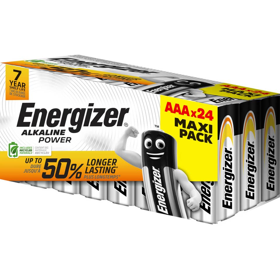 Batterie Alkali-Mangan Power, LR03/AAA/Micro, 24 Stück