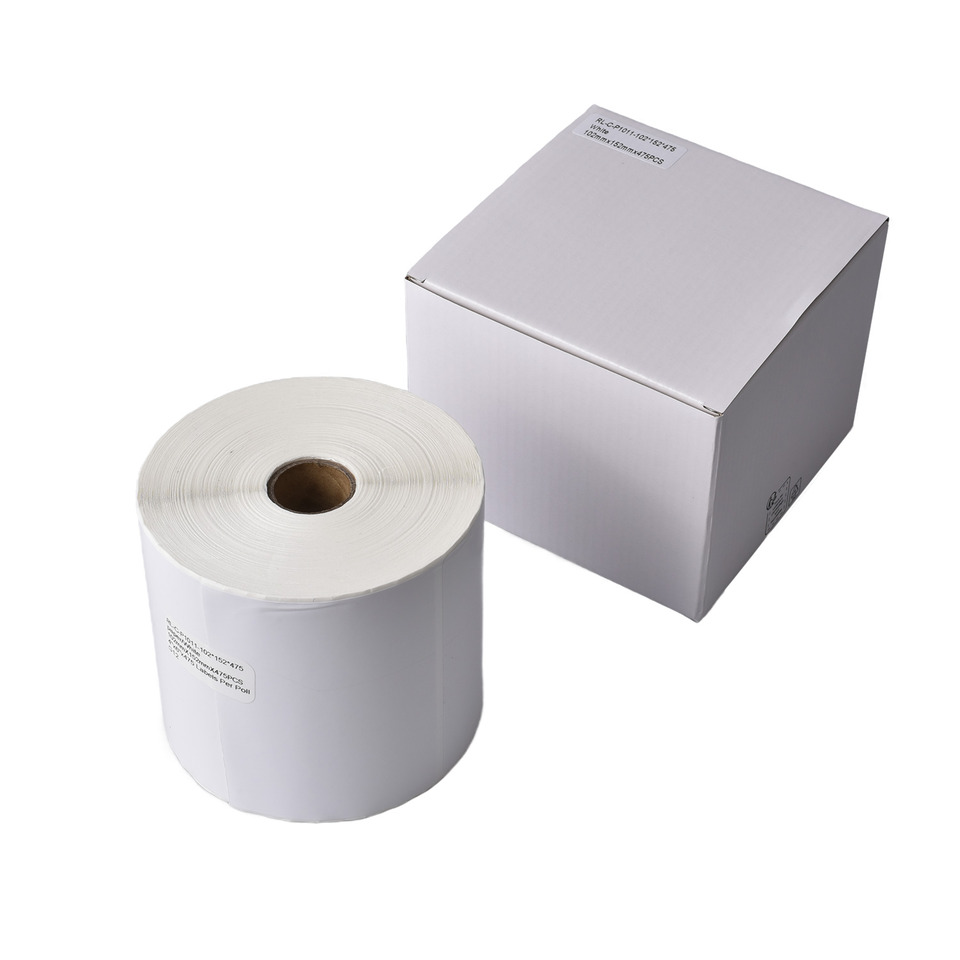 Thermoetiketten für GG-TD1200C, 102x152mm, weiß