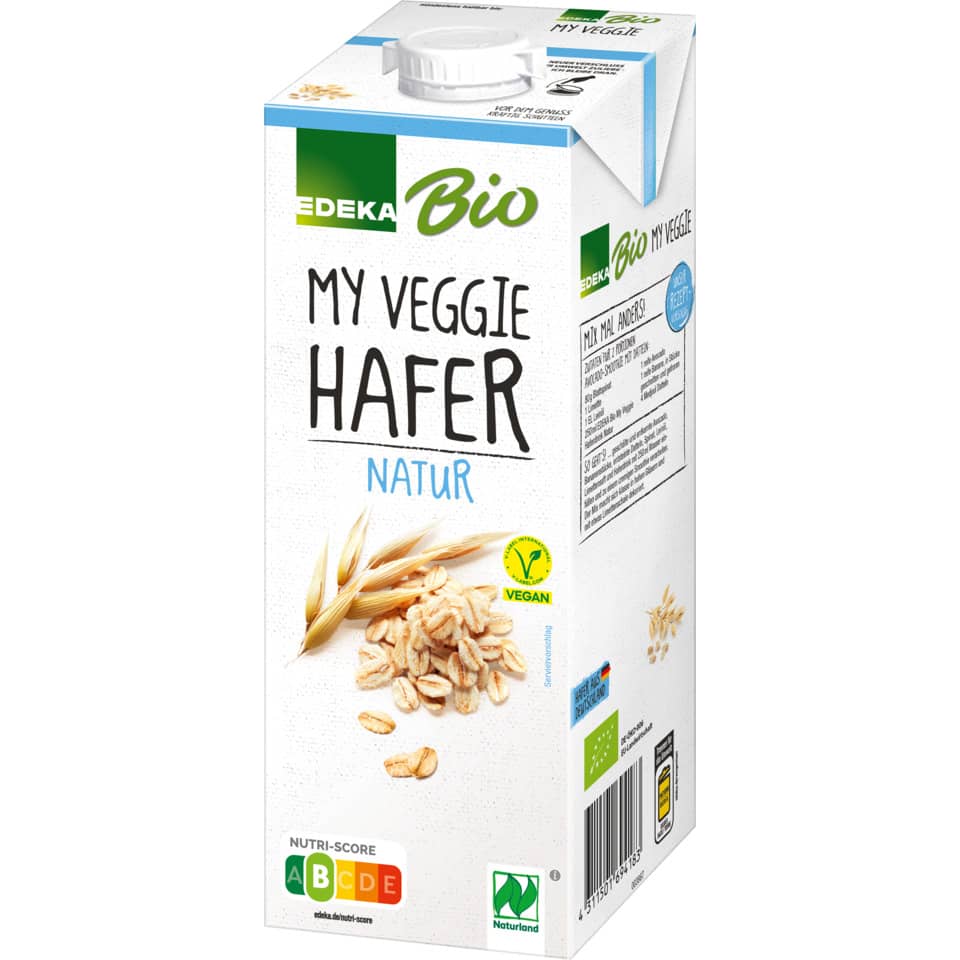 Bio natürlich vegan Haferdrink Barista