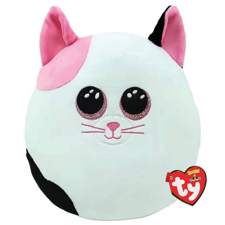 Plüschfigur Kissen Squsih-A-Boos - Katze Muffin, 20 cm