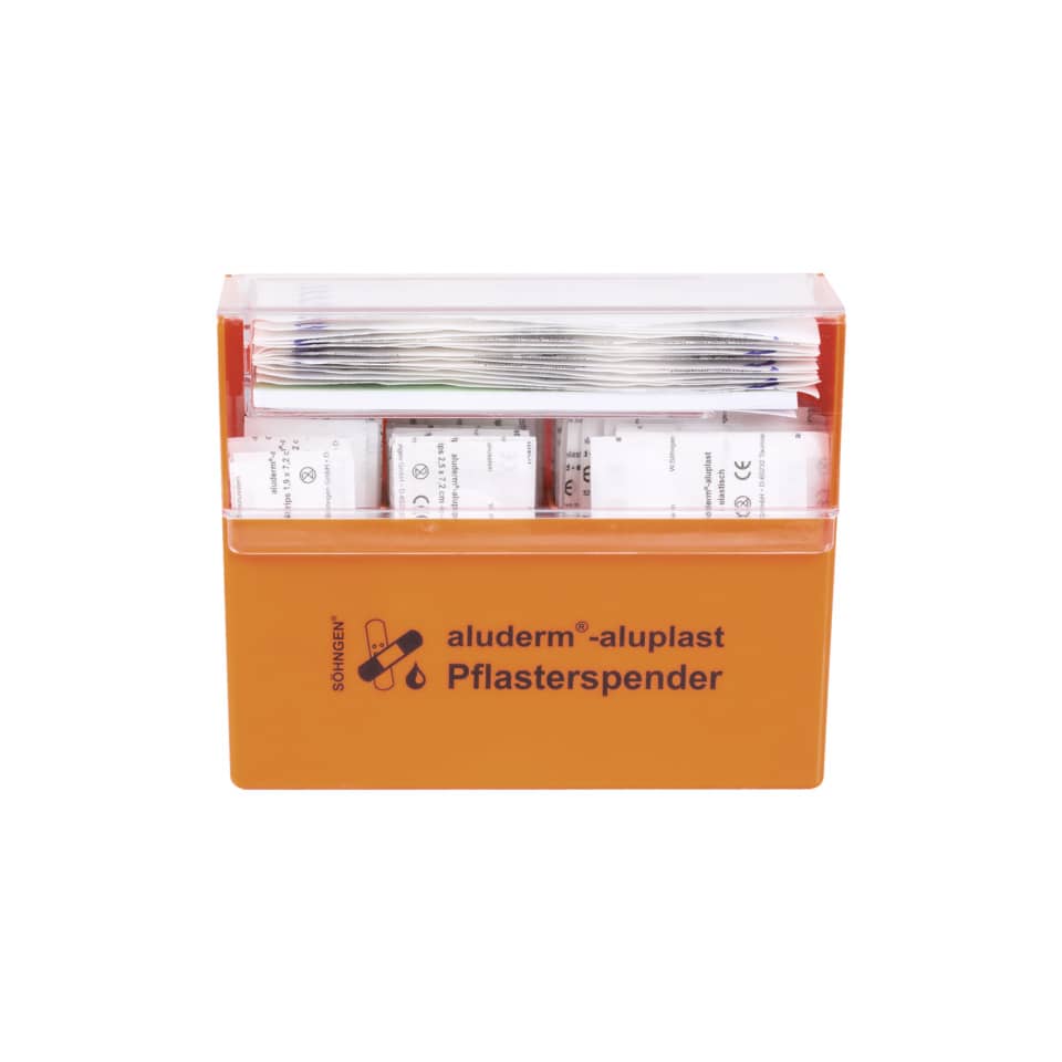 aluderm®-aluplast Pflasterspender - gefüllt, orange
