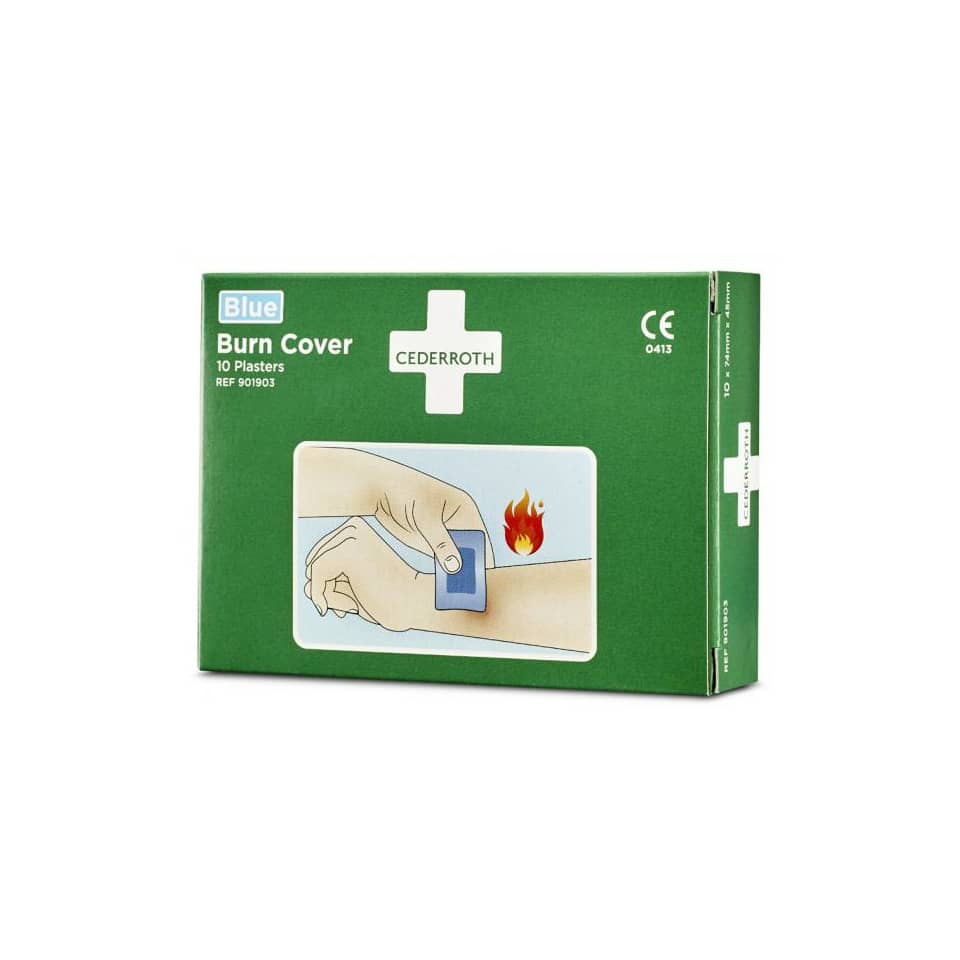 Verbrennungspflaster BurnCover - 10 sterile Pflaster (74 x 45 mm)