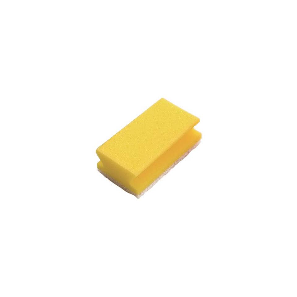 Schwamm - gelb/weiß, 13 x 4,5 x 7,5 cm