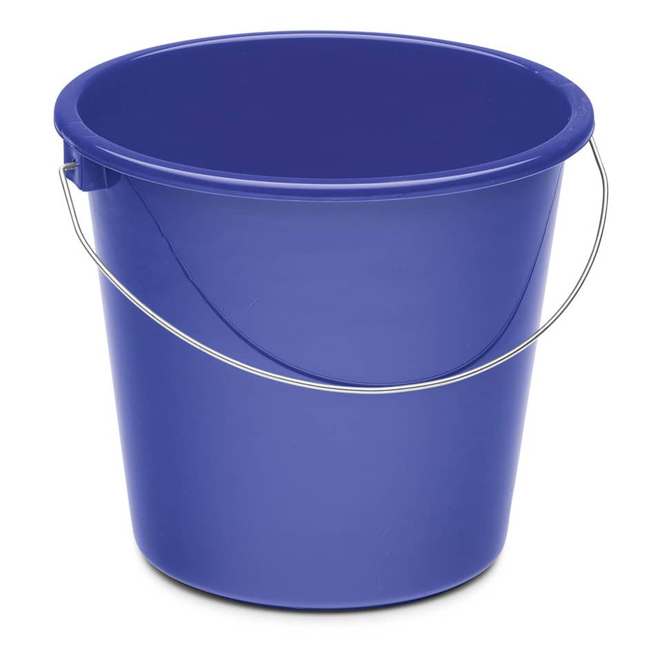 Eimer - Plastik, rund, 5 Liter, blau